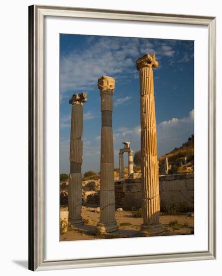 Ruins of Roman Times, Ephesus, Turkey-Darrell Gulin-Framed Photographic Print