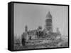 Ruins of San Francisco City Hall-A. Blumberg-Framed Stretched Canvas