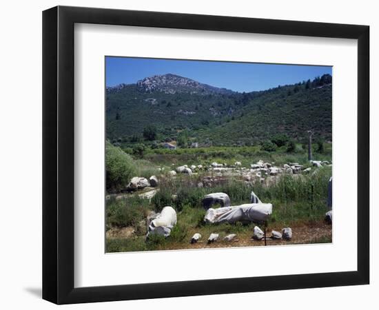 Ruins of Sanctuary of Apollo at Claros, Near Izmir, Turkey-null-Framed Premium Giclee Print