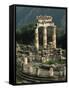 Ruins of Sanctuary of Athena at Delphi-Kevin Schafer-Framed Stretched Canvas