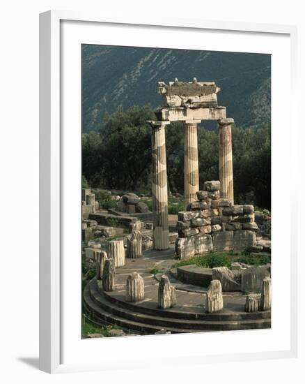 Ruins of Sanctuary of Athena at Delphi-Kevin Schafer-Framed Photographic Print