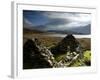 Ruins of Shephed's Hut at Llyn Y Dywarchen, Gwynedd, North Wales, UK-Ross Hoddinott-Framed Photographic Print