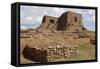 Ruins of Spanish Mission at Pecos Pueblo, Seat of the 17Th-Century Pueblo Revolt, New Mexico.-null-Framed Stretched Canvas