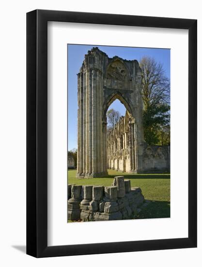 Ruins of St. Mary's Benedictine Abbey-Peter Richardson-Framed Photographic Print