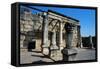 Ruins of Synagogue of Capernaum, Israel, Jewish Civilization BC-null-Framed Stretched Canvas