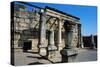 Ruins of Synagogue of Capernaum, Israel, Jewish Civilization BC-null-Stretched Canvas