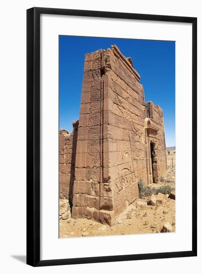 Ruins of Temple of Apedemak, Commissioned by King Natakamani and Queen Amanitore-null-Framed Giclee Print
