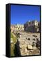 Ruins of Temple of Apollo, Ortygia, Syracuse, Sicily, Italy, Europe-Neil Farrin-Framed Stretched Canvas