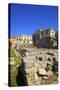 Ruins of Temple of Apollo, Ortygia, Syracuse, Sicily, Italy, Europe-Neil Farrin-Stretched Canvas