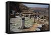 Ruins of Temple of Mithras, Roman City of Tiddis-null-Framed Stretched Canvas