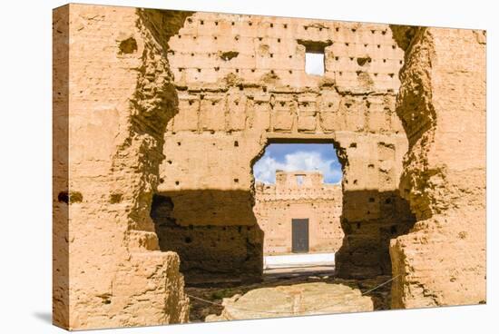 Ruins of the 16th Century El Badi Palace, Marrakech, Morocco-Nico Tondini-Stretched Canvas