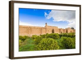 Ruins of the 16th Century El Badii Palace, Marrakech, Morocco-Nico Tondini-Framed Photographic Print