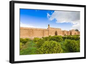 Ruins of the 16th Century El Badii Palace, Marrakech, Morocco-Nico Tondini-Framed Photographic Print