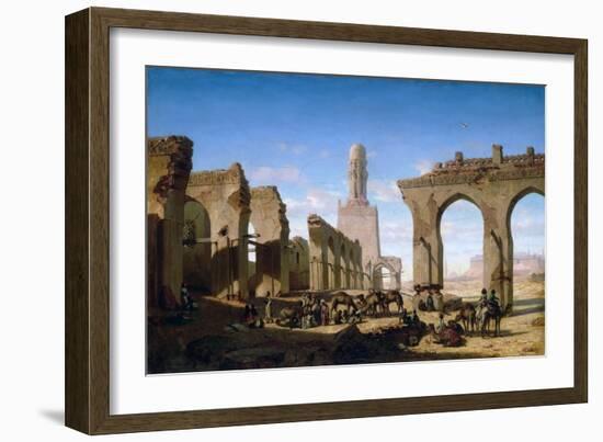 Ruins of the Al-Hakim Mosque in Cairo-Prosper Marilhat-Framed Giclee Print