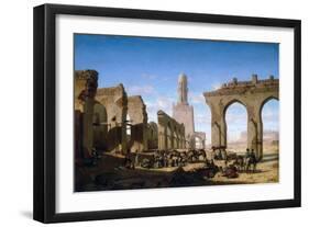 Ruins of the Al-Hakim Mosque in Cairo-Prosper Marilhat-Framed Giclee Print