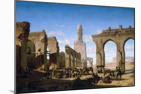 Ruins of the Al-Hakim Mosque in Cairo-Prosper Marilhat-Mounted Giclee Print