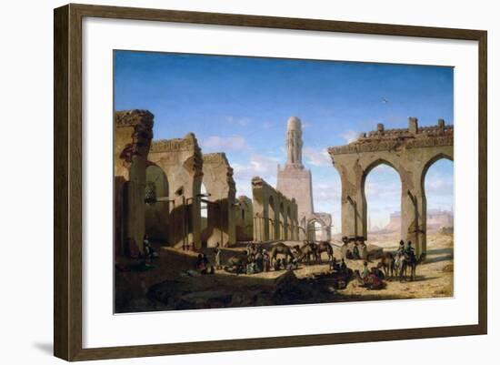 Ruins of the Al-Hakim Mosque in Cairo-Prosper Marilhat-Framed Giclee Print