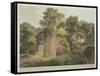 Ruins of the Ancient City of Gour, Formerly on the Banks of the River Ganges, from 'Oriental…-Thomas Daniell-Framed Stretched Canvas