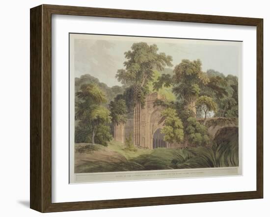 Ruins of the Ancient City of Gour, Formerly on the Banks of the River Ganges, from 'Oriental…-Thomas Daniell-Framed Giclee Print