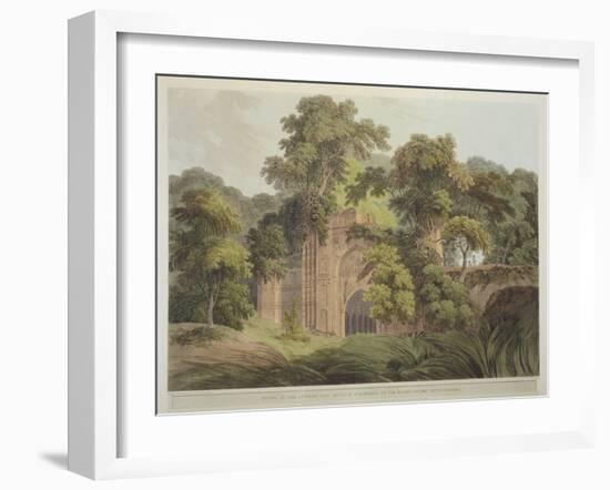 Ruins of the Ancient City of Gour, Formerly on the Banks of the River Ganges, from 'Oriental…-Thomas Daniell-Framed Giclee Print