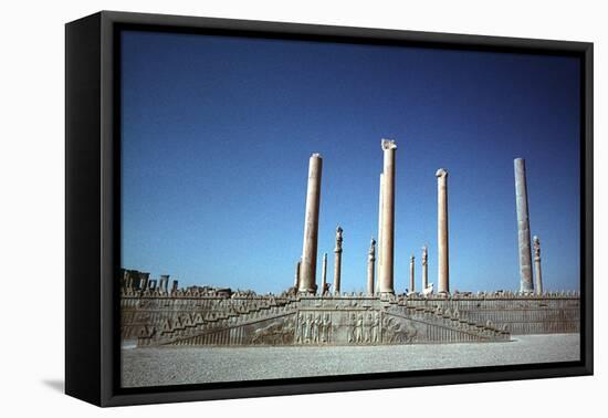 Ruins of the Apadana, Persepolis, Iran-Vivienne Sharp-Framed Stretched Canvas