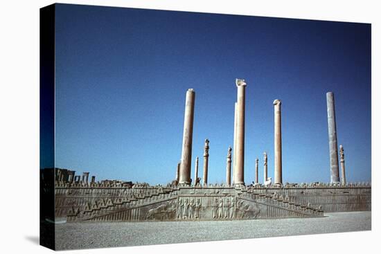 Ruins of the Apadana, Persepolis, Iran-Vivienne Sharp-Stretched Canvas