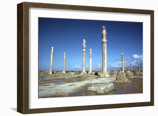 Ruins of the Apadana, Persepolis, Iran-Vivienne Sharp-Framed Photographic Print