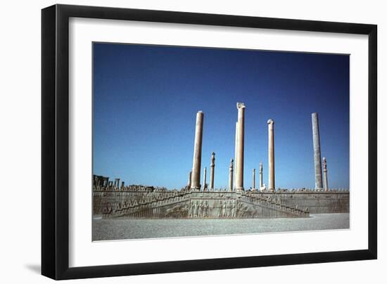 Ruins of the Apadana, Persepolis, Iran-Vivienne Sharp-Framed Photographic Print