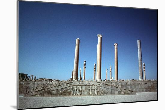 Ruins of the Apadana, Persepolis, Iran-Vivienne Sharp-Mounted Photographic Print