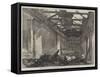 Ruins of the Ball-Room, Northumberland House, Strand, after the Fire-null-Framed Stretched Canvas