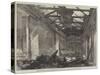 Ruins of the Ball-Room, Northumberland House, Strand, after the Fire-null-Stretched Canvas