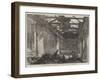 Ruins of the Ball-Room, Northumberland House, Strand, after the Fire-null-Framed Giclee Print