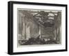 Ruins of the Ball-Room, Northumberland House, Strand, after the Fire-null-Framed Giclee Print