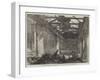 Ruins of the Ball-Room, Northumberland House, Strand, after the Fire-null-Framed Giclee Print