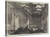 Ruins of the Ball-Room, Northumberland House, Strand, after the Fire-null-Stretched Canvas