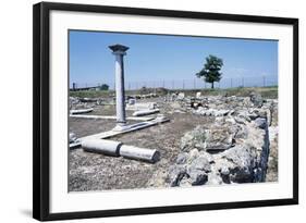 Ruins of the Basilica, Amphipolis, Greece. Roman Civilization, 5th-6th Century-null-Framed Giclee Print