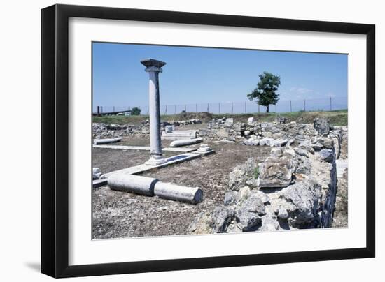 Ruins of the Basilica, Amphipolis, Greece. Roman Civilization, 5th-6th Century-null-Framed Giclee Print