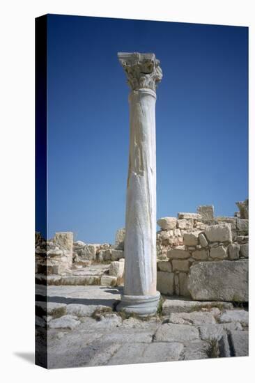 Ruins of the Basilica, Curium (Kourion), Cyprus, 2001-Vivienne Sharp-Stretched Canvas