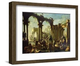 Ruins of the Baths of Caracalla-Giovanni Ghisolfi-Framed Giclee Print