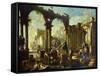 Ruins of the Baths of Caracalla-Giovanni Ghisolfi-Framed Stretched Canvas