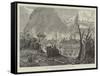 Ruins of the Bear Hotel, Grindelwald, after the Fire-null-Framed Stretched Canvas