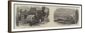 Ruins of the Carbine Factory and Railway Station at Richmond-null-Framed Giclee Print