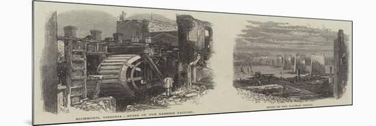 Ruins of the Carbine Factory and Railway Station at Richmond-null-Mounted Giclee Print