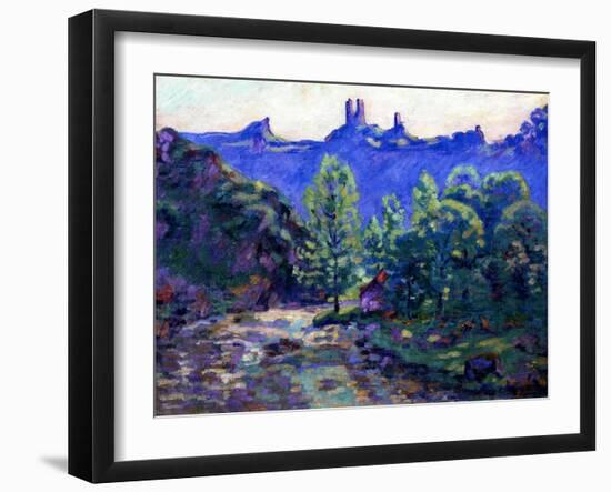 Ruins of the Castle of Crozant-Armand Guillaumin-Framed Giclee Print