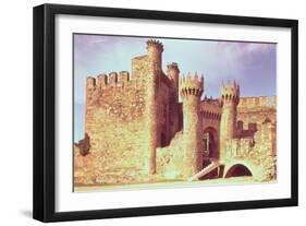 Ruins of the Castle of the Knights Templar, Ponferrada, Spain-null-Framed Giclee Print