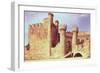 Ruins of the Castle of the Knights Templar, Ponferrada, Spain-null-Framed Giclee Print