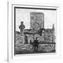 Ruins of the Cathedral and St Martin's Cross, Iona, Argyll and Bute, Scotland, Late 19th Century-George Washington Wilson-Framed Giclee Print