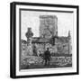 Ruins of the Cathedral and St Martin's Cross, Iona, Argyll and Bute, Scotland, Late 19th Century-George Washington Wilson-Framed Giclee Print