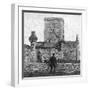 Ruins of the Cathedral and St Martin's Cross, Iona, Argyll and Bute, Scotland, Late 19th Century-George Washington Wilson-Framed Giclee Print