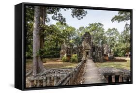 Ruins of the Chau Say Tevoda Temple, Angkor, UNESCO World Heritage Site, Cambodia, Indochina-Yadid Levy-Framed Stretched Canvas